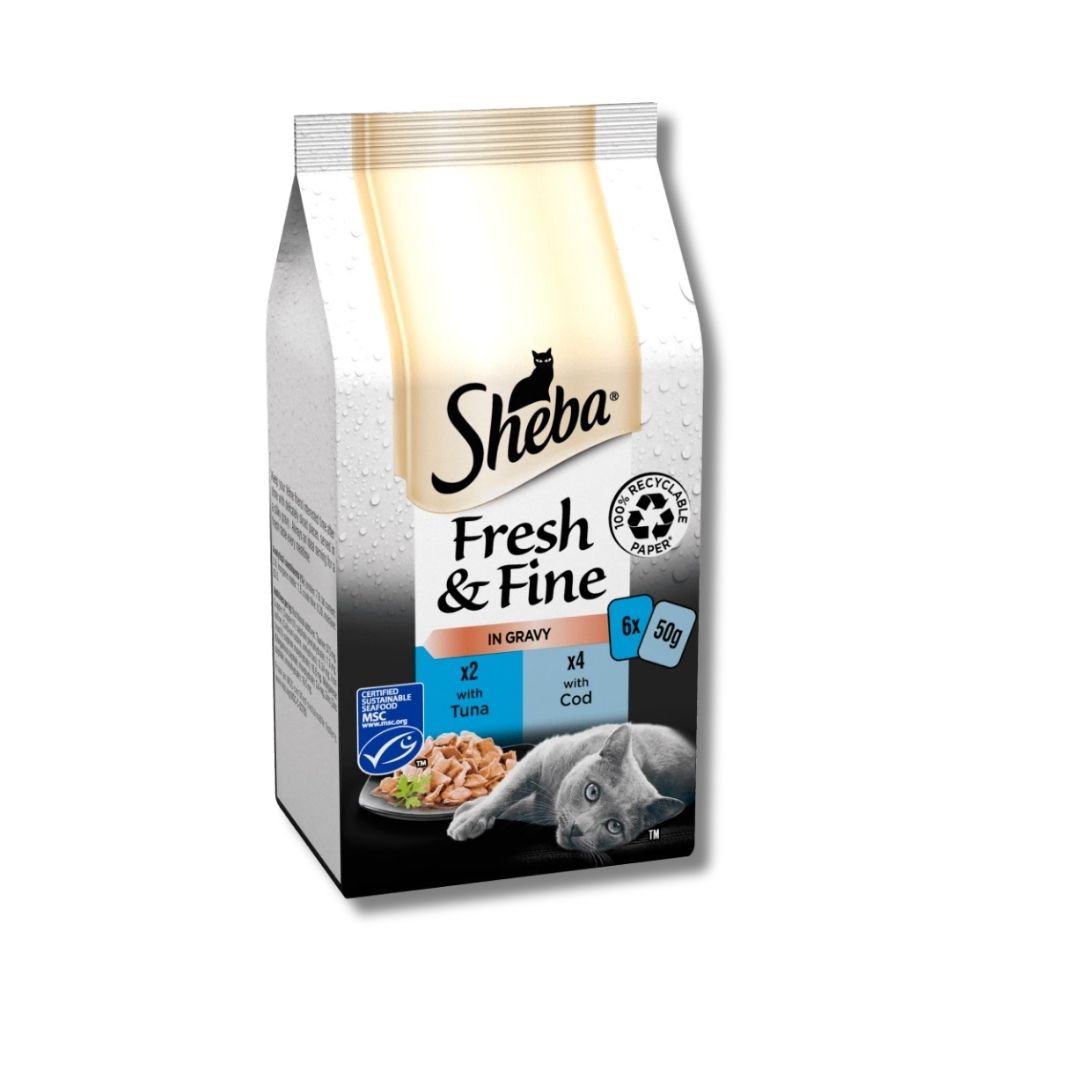 Sheba-Fresh-Fine-in-Gravy-Tuna-Cod-6-x-50g-Petco-Main